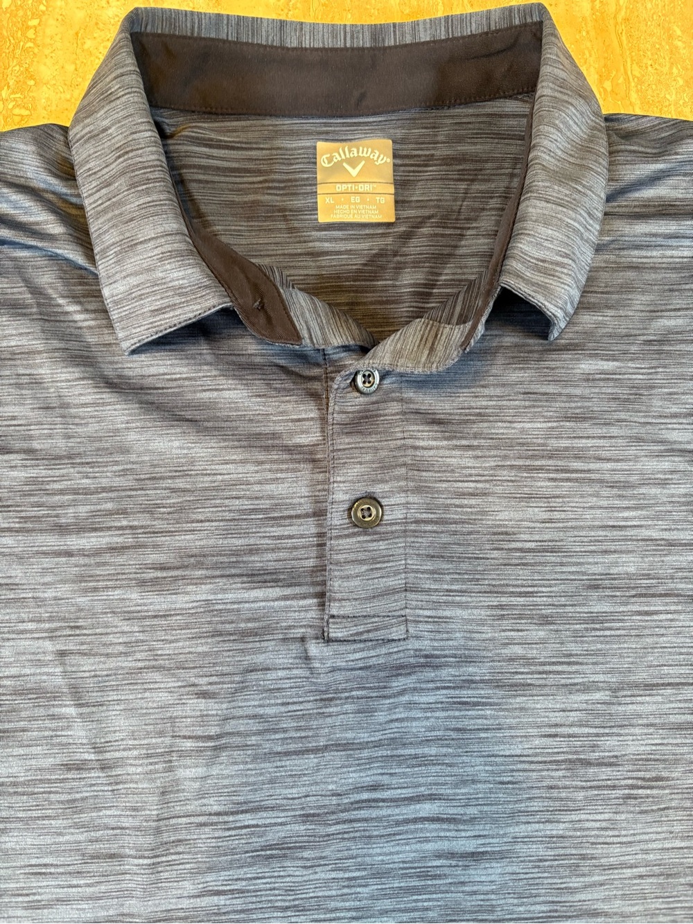 Callaway Men’s Heathered Gray Polo Shirt